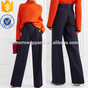 Laine Pantalon Large-jambe Fabrication En Gros Mode Femmes Vêtements (TA3020P)